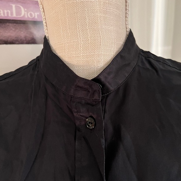 Rag and Bone 100% Silk Scarlet Silk Blouse Relaxed Fit Top $295.00 Small - Picture 7 of 10